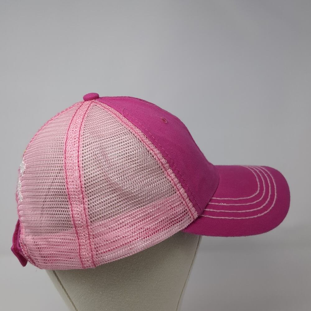 Innvictis Simplot Strapback Trucker Hat Pink One … - image 5